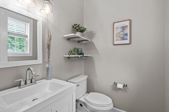 533 E Maple Ave, Holly Springs, NC 27540 - bathroom with vanity and toilet