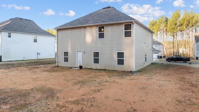 view of back of property