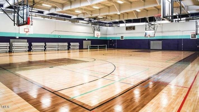 view of sport court featuring community basketball court