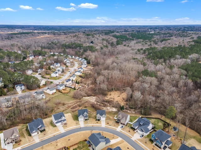 aerial view featuring a residential view