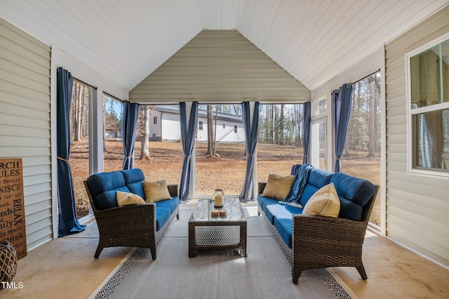 112 Rawhide Dr, Louisburg, NC 27549 - sunroom / solarium featuring an outdoor living space and plenty of natural light
