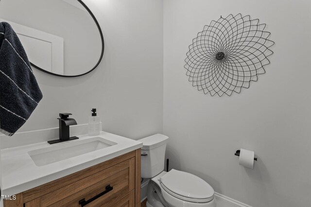 112 Rawhide Dr, Louisburg, NC 27549 - half bathroom with toilet and vanity
