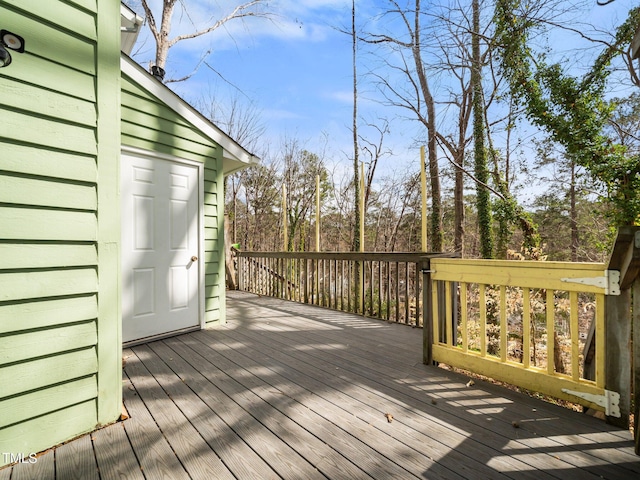 view of deck