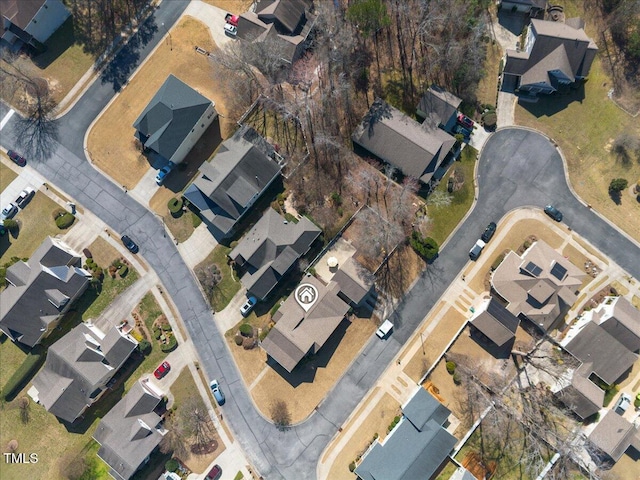 aerial view featuring a residential view