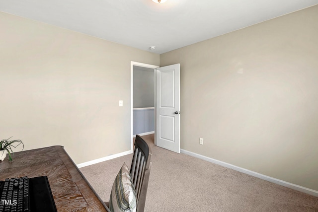 interior space with baseboards