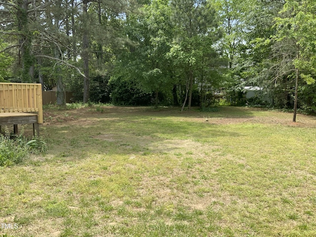 view of yard