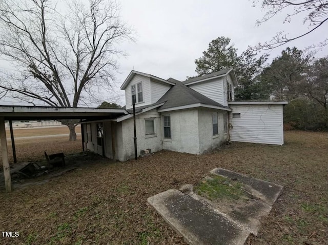 view of side of home