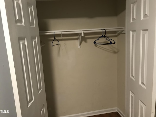 view of closet