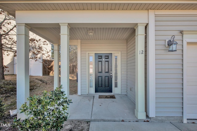 view of property entrance