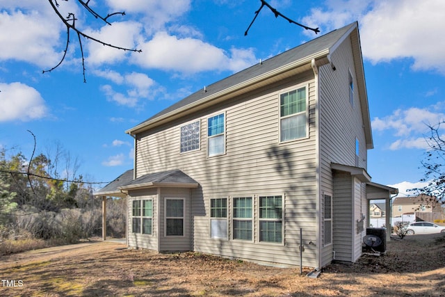 view of rear view of property