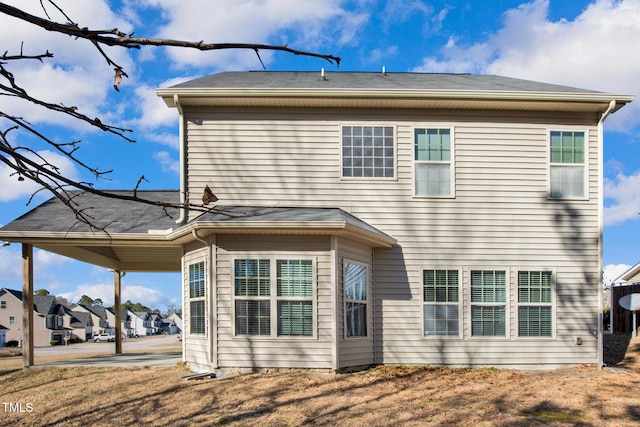 view of rear view of property