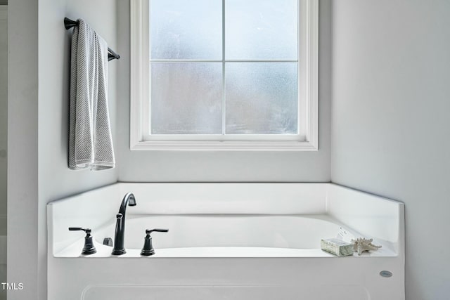 full bath featuring a garden tub