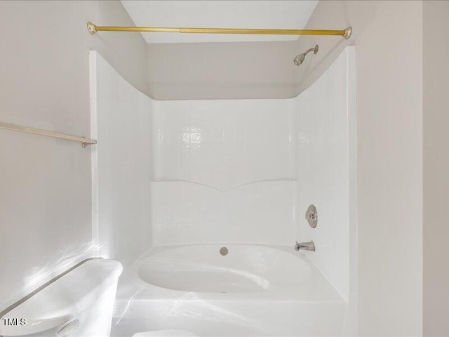 706 Canyon Lake Cir, Morrisville, NC 27560 - full bathroom featuring bathing tub / shower combination and toilet