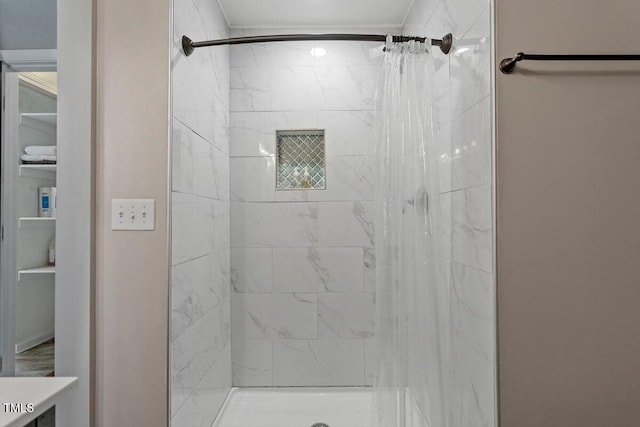 full bath with a stall shower