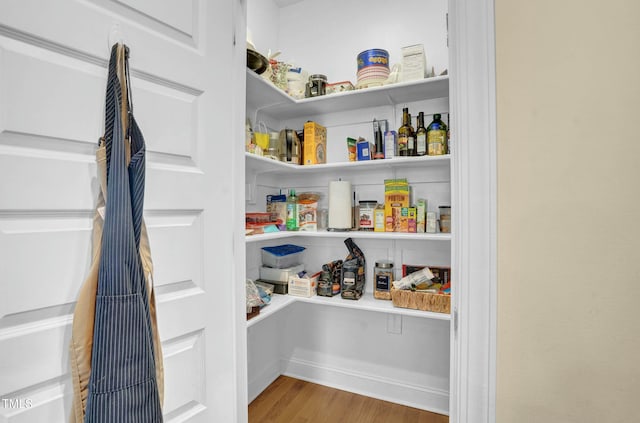 view of pantry