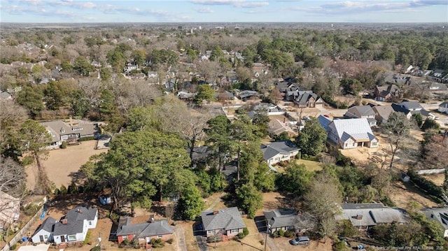 drone / aerial view featuring a residential view