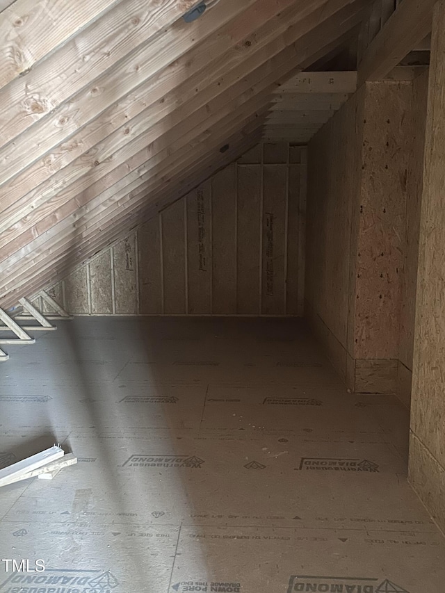 108 Pointe Park Cir, Holly Springs, NC 27540 - view of unfinished attic