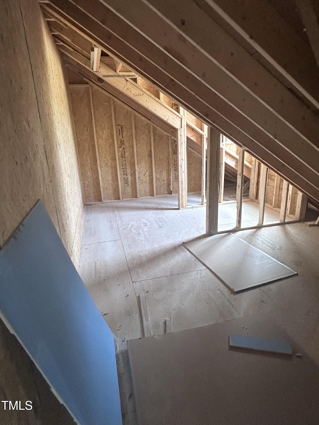 108 Pointe Park Cir, Holly Springs, NC 27540 - view of unfinished attic