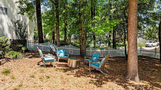 6509 Virgilia Ct, Raleigh, NC 27616 - view of yard featuring fence