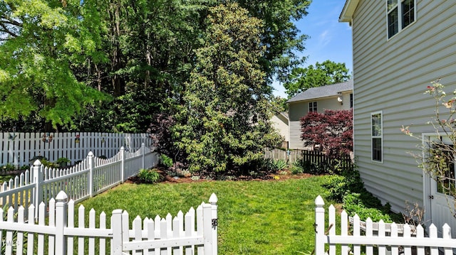 6509 Virgilia Ct, Raleigh, NC 27616 - view of yard featuring fence private yard
