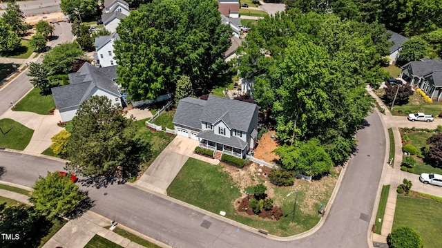 6509 Virgilia Ct, Raleigh, NC 27616 - bird's eye view featuring a residential view