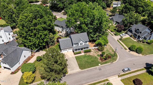 6509 Virgilia Ct, Raleigh, NC 27616 - drone / aerial view with a residential view