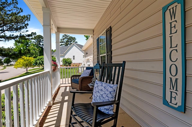 6509 Virgilia Ct, Raleigh, NC 27616 - balcony featuring a porch
