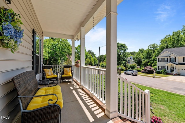6509 Virgilia Ct, Raleigh, NC 27616 - balcony featuring covered porch
