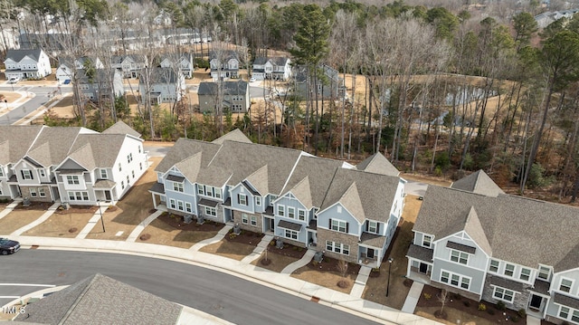 drone / aerial view featuring a residential view