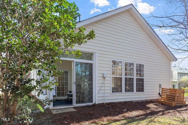 view of rear view of house