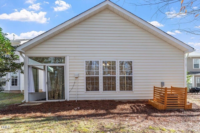 view of rear view of house