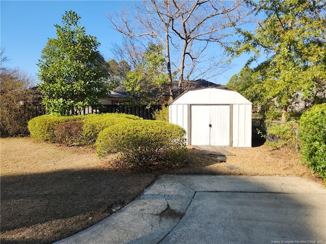 2814 Millbrook Rd, Fayetteville, NC 28303 - view of shed with fence