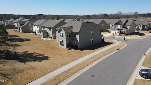 exterior space with a residential view