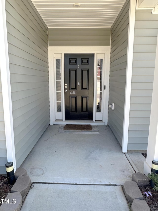 view of entrance to property