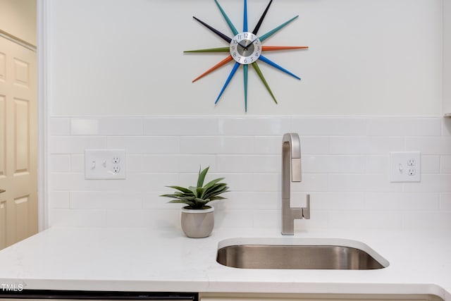 room details featuring dishwasher and a sink