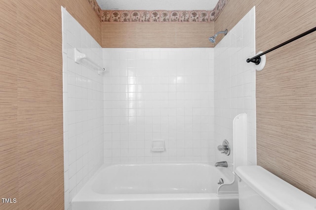 bathroom with  shower combination and toilet