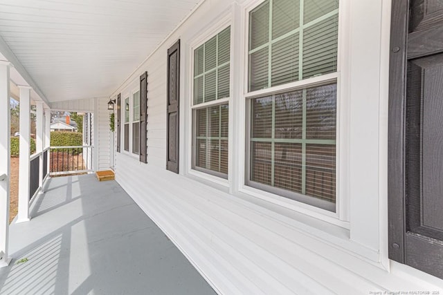 view of patio / terrace featuring a porch