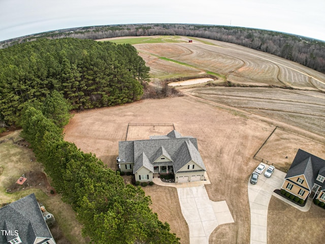 5204 Sandbridge Rd, Bailey, NC 27807 - view from above of property