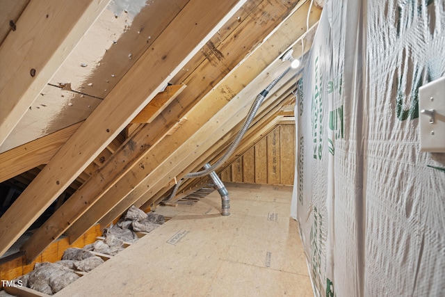 5204 Sandbridge Rd, Bailey, NC 27807 - view of unfinished attic