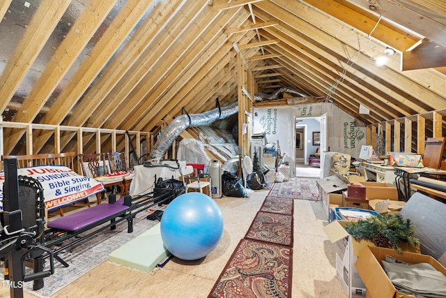 5204 Sandbridge Rd, Bailey, NC 27807 - view of unfinished attic