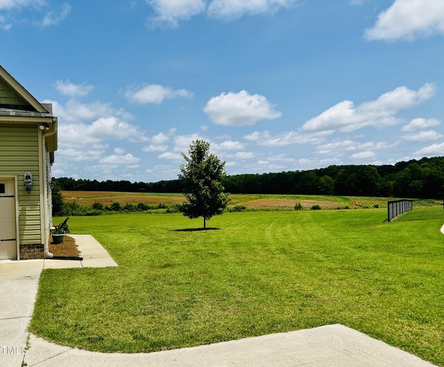 5204 Sandbridge Rd, Bailey, NC 27807 - view of grassy yard with a rural view