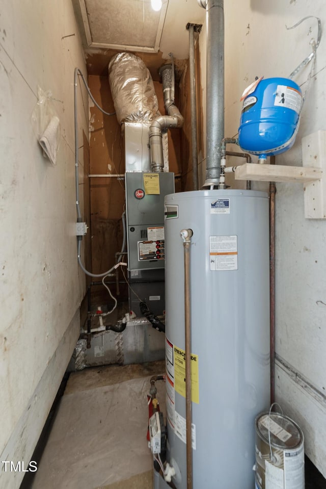 utilities with water heater