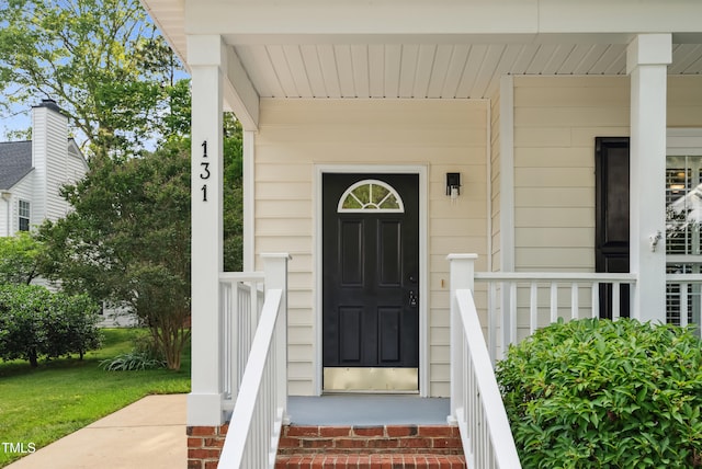 131 Cricketgrass Dr, Cary, NC 27513 - entrance to property featuring covered porch