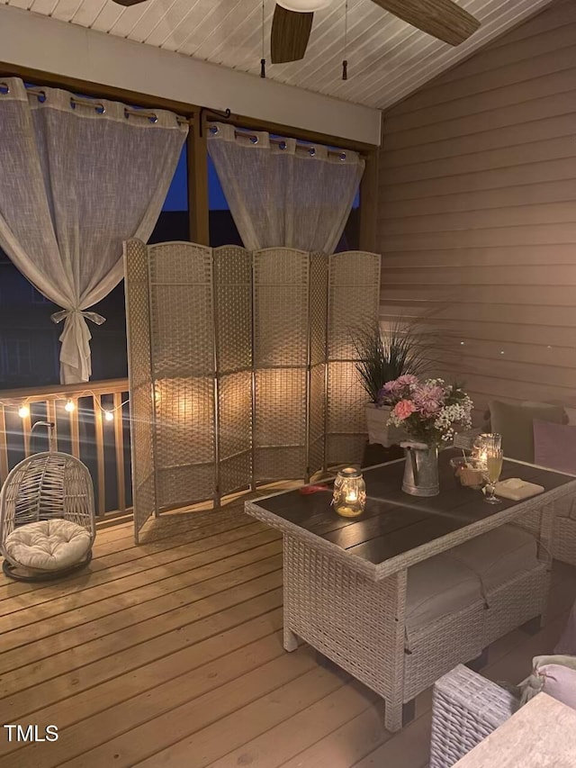 view of deck