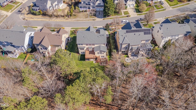 aerial view featuring a residential view