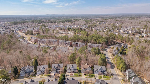 aerial view featuring a residential view