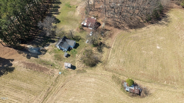 2710 Morton Pulliam Rd, Roxboro, NC 27574 - aerial overview of property's location featuring rural landscape