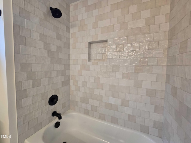 full bathroom with  shower combination