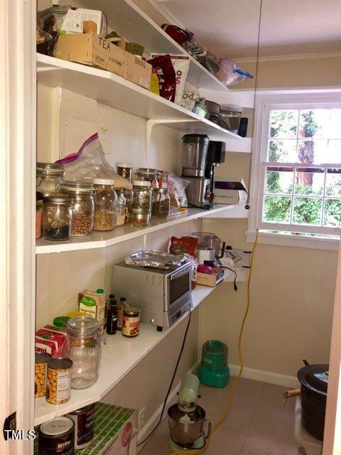 view of pantry