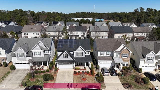 bird's eye view featuring a residential view